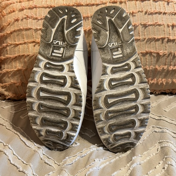 Fila White Leather Sneakers - Picture 6 of 6